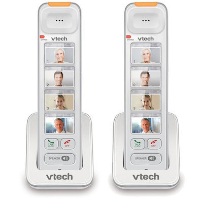 VTech SN6307 (2 Pack) Extra Photo Speed Dial Cordless Handset