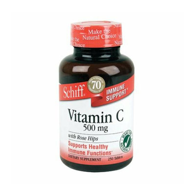 Schiff Vitamin C with Rose Hips 500 mg 250 Tablets