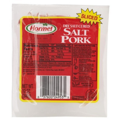 Hormel Dry Salt Cured Salt Pork
