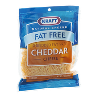 Kraft Natural Cheese Shredded Fat Free Cheese Cheddar