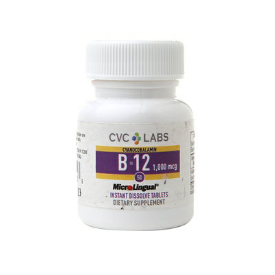 CVC Labs B-12 1000 mcg Dietary Supplement Instant Dissolve Tablets
