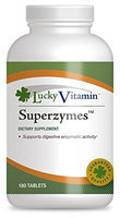 LuckyVitamin - Superzymes - 180 Tablets