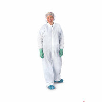 Medline Spun Bond Coverall in White
