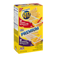 Nabisco RITZ Handi-Snacks Crackers 'n Cheese Dip / Premium Breadsticks 'n Cheese Dip Snack Packs