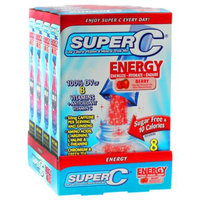 Super C Energy Vitamin & Mineral Drink Mix, Berry, 32 ea