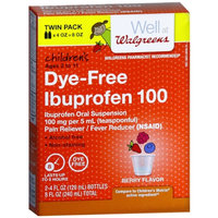 Walgreens Ibuprofen 100Mg Child Dye Free Berry Suspension 2 Pack
