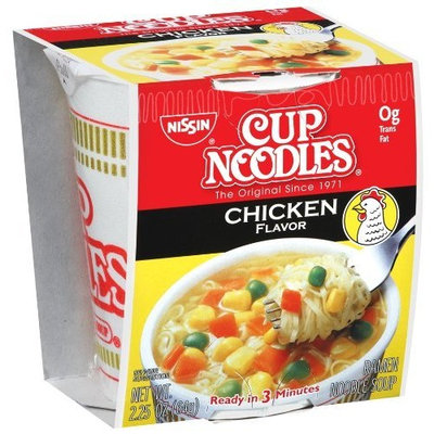 Nissin Cup O Noodles Hearty Chicken, 2.25-Ounce (Pack of 12)