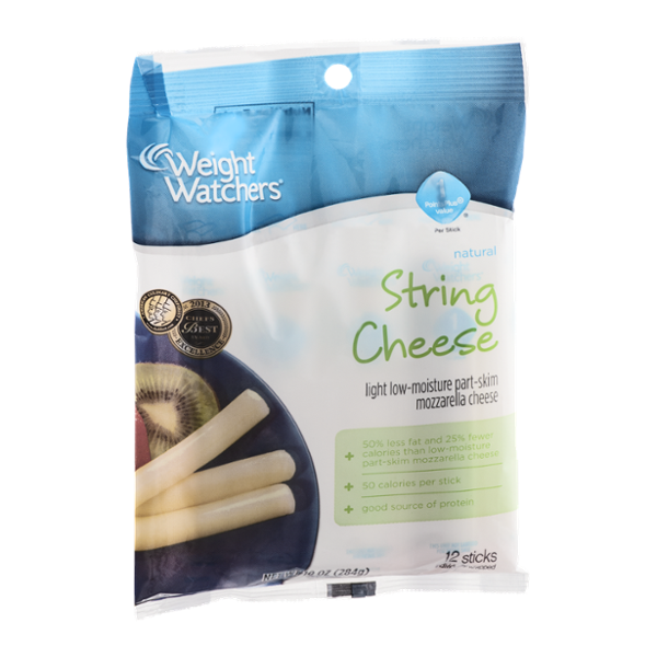 Weight Watchers Natural String Cheese Sticks Mozzarella Cheese - 12 CT
