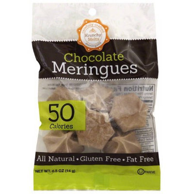 Krunchy Melts Chocolate Meringues Cookies, 0.5 oz, (Pack of 24)