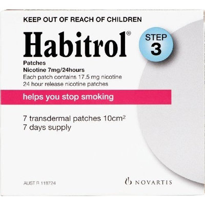 Habitrol Smoking Cessation Patches, Step 3, 7 Mg-7 ct