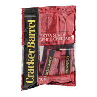 Cracker Barrel Extra Sharp White Cheddar Cheese Bars - 8 CT