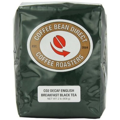 Coffee Bean Direct Decaf English Breakfast Loose Leaf Tea, 2 Pound Bag