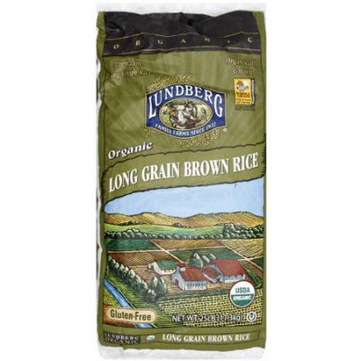 Lundberg Family Farms Lundberg Organic Long Grain Brown Rice, 25 lbs