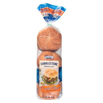 Flowers Baking Co. Cobblestone Bread Co. Cracked Wheat Kaiser Rolls 18 oz