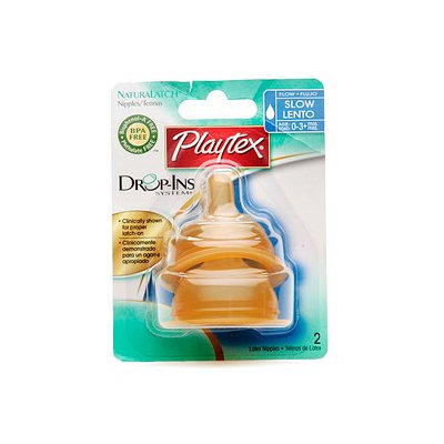 Playtex Drop-Ins System NaturaLatch Latex Nipple