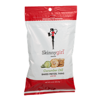 Skinnygirl Snacks Baked Pretzel Thins Cucumber Dill