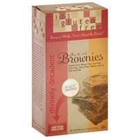 1-2-3 Gluten Free Divinely Decadent Silky & Rich Brownies