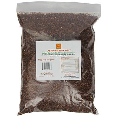 African Red Tea Imports African Red Tea with Egyptain Black Cumin Seed, 1 lb(16oz)