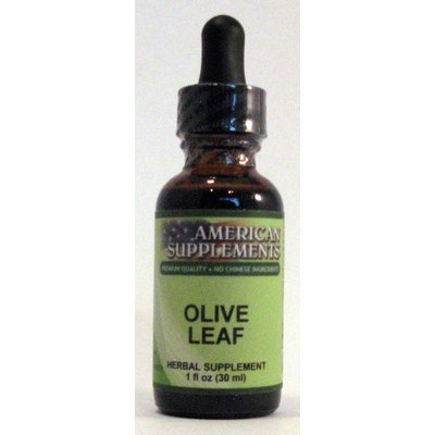 Olive Leaf No Chinese Ingredients American Supplements 1 oz Liquid