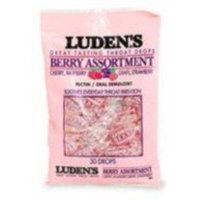 Luden's Ludens Throat Drops, Berry Assortment - 30 Drops / Bag, 12 Bags