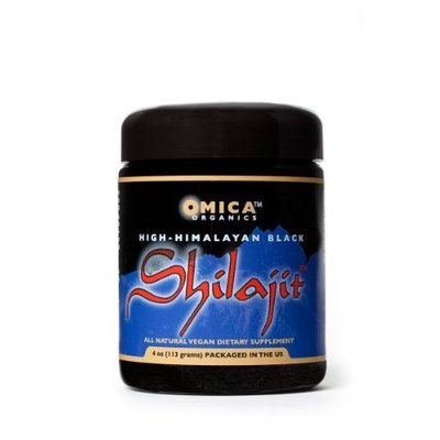 Omica Organics High-Himalayan Dark Shilajit Powder 4 oz.