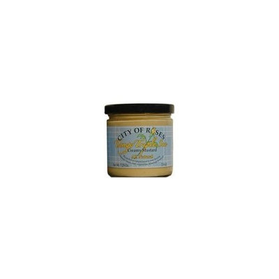 City of Roses All Natural Tangy Triple Sec Creamy Mustard 7.25 oz. Jar