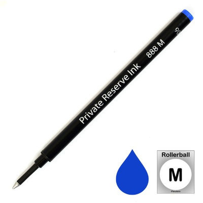 Private Reserve (Schmidt 888) Rollerball Refill, Blue Medium