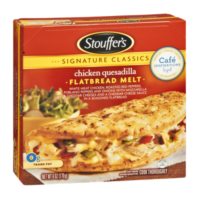 Stouffer's Signature Classics Chicken Quesadilla Flatbread Melt