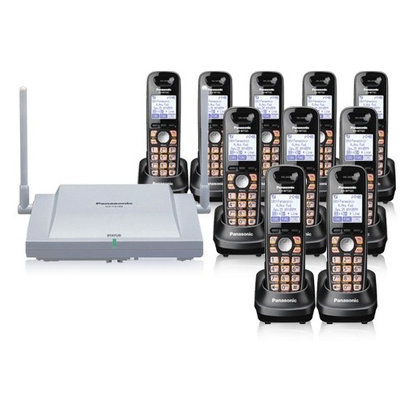 Panasonic BTS T0155-WT126(10pk) Business DECT Phone w/ Cell Station