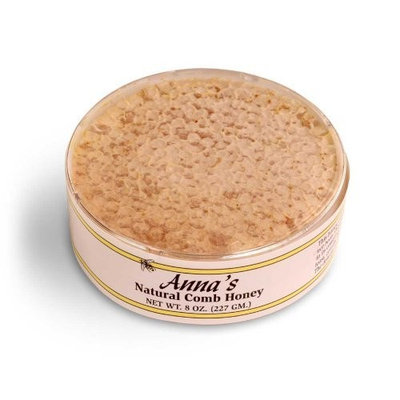 Natural Comb Honey - 8oz, Raw Honeycomb - by Anna's Honey (2 Pack)
