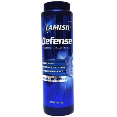 Novartis Consumer Health Lamisil AF Defense Tolnaftate 1% Antifungal Shake Powder 4 oz (113 g)