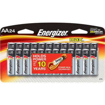Energizer Max AA Batteries 24 Count (E91BP-24)