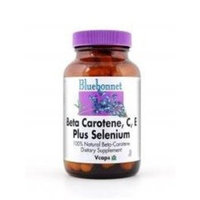 BlueBonnet Beta Carotene C and E Plus Selenium Vegetarian Capsules, 60 Count