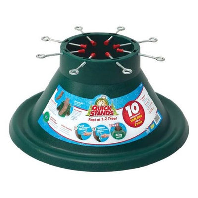 Emsco Group Quick Stand for 10 ft. Trees, Ideal for 6 in. Trunk 1 gal. Capacity with a 20 in. Diameter Base 1514-1