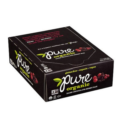 Pure Organic Raw Fruit & Nuts Bars Dark Chocolate Berry