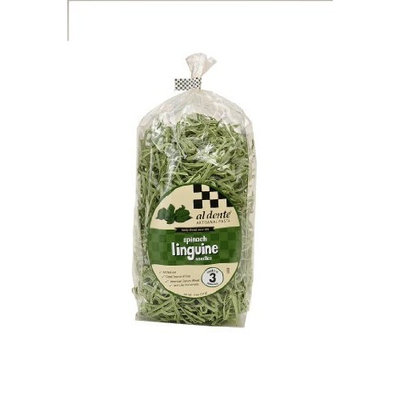 Al Dente Spinach Linguine, 12-Ounce Bag (Pack of 6)