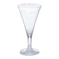 Fineline Settings 2 oz Tyny 1 Piece Plastic Champagne Flutes 96 CT