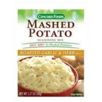 Concord foods Mashed Potato Garlic & Herb Seasoning Mix, 1.27 OZ Pouch
