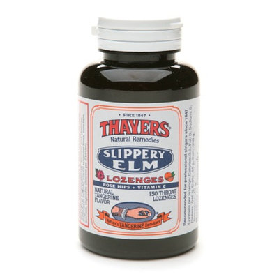 Thayers Tangerine Slippery Elm Lozenge