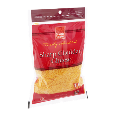 Harris Teeter Sharp Shredded Cheddar Cheese