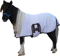 EOUS Foal/Mini Fly Sheet Medium White/Chocolate