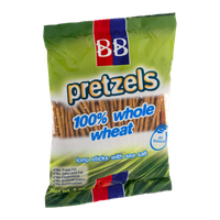 BB Pretzels 100% Whole Wheat Long Sticks