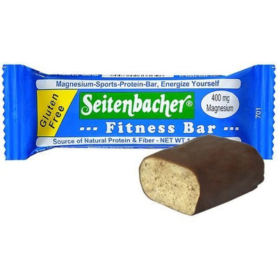 Seitenbacher Gluten Free Fitness Bar, Magnesium-Sports-Protein Bar, Energize Yourself, 1.9-Ounce Bars (Pack of 12)
