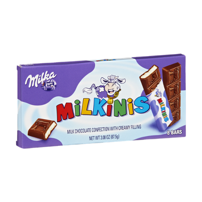Milka Milkinis Milk Chocolate Confections with Creamy Filling
