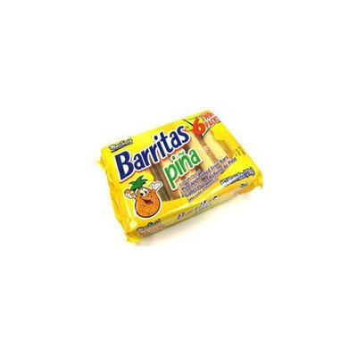 Marinela Barritas de Pina - Pineapple Filled Fruit Bars - 6 Twin Packs 11.22 oz