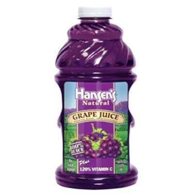 Hansen's Grape Juice, 64 Ounce Bottles (Pack of 8)