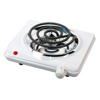 Brentwood Electric 1000W Single Burner (White)