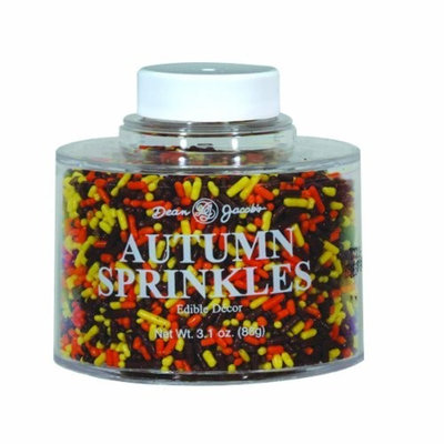 Dean Jacob's Dean Jacobs Autumn Sprinkles Stacking Jar, 3.0-Ounce (Pack of 6)