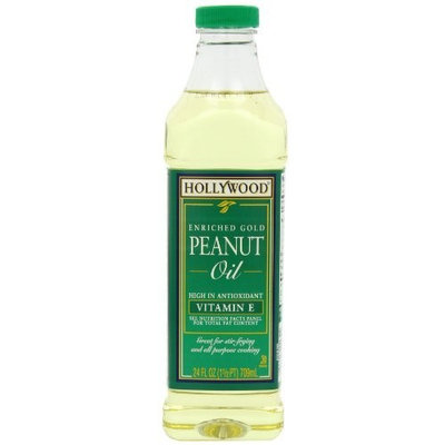 Hollywood Peanut Oil, 24-Ounce Unit (Pack of 4)