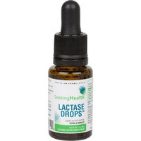 Lactase Drops 15 ml | Lactase Enzyme Supplement | 76 Servings | Safe for Infants | Non-GMO | Kosher Certified | Physician Formulated | Seeking Health